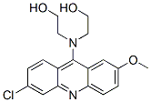 2-[(6-chloro-2-methoxy-acridin-9-yl)-(2-hydroxyethyl)amino]ethanol CAS#: 7469-87-6