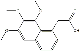 2-(6,7,8-TriMethoxynaphthalen-1-yl)acetic acid CAS#: 672919-42-5