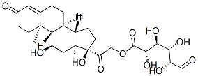 [2-[(8S,9S,10R,11R,13S,14S,17R)-11,17-dihydroxy-10,13-dimethyl-3-oxo-2 ,6,7,8,9,11,12,14,15,16-decahydro-1H-cyclopenta[a]phenanthren-17-yl]-2 -oxo-ethyl] (2S,3S,4S,5R)-2,3,4,5-tetrahydroxy-6-oxo-hexanoate CAS#: 7301-54-4