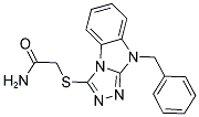 2-(9-BENZYL-9H-BENZO[4,5]IMIDAZO[2,1-C][1,2,4]TRIAZOL-3-YLSULFANYL)-ACETAMIDE CAS#: 606120-65-4