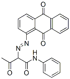 2-[(9,10-dihydro-9,10-dioxo-1-anthryl)azo]-3-oxo-N-phenylbutyramide CAS#: 64611-93-4
