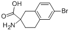 2-AMINO-1,2,3,4-TETRAHYDRO-6-BROMO-2-NAPHTHALENE CARBOXYLIC ACID CAS#: 659736-91-1