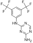 2-AMINO-4-[3,5-BIS(TRIFLUOROMETHYL)PHENYL]AMINO-1,3,5-TRIAZINE CAS#: 66088-50-4