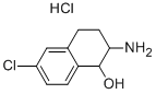 2-AMINO-6-CHLORO-1,2,3,4-TETRAHYDRO-NAPHTHALEN-1-OL HYDROCHLORIDE CAS#: 66361-36-2