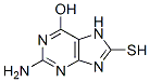 2-AMINO-6-HYDROXY-8-MERCAPTOPURINE CAS#: 6324-72-7
