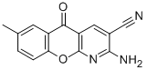 2-AMINO-7-METHYL-5-OXO-5H-(1)BENZOPYRANO-(2,3-B)PYRIDINE-3-CARBONITRILE, 98 CAS#: 68302-13-6