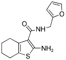 2-AMINO-N-(2-FURYLMETHYL)-4,5,6,7-TETRAHYDRO-1-BENZOTHIOPHENE-3-CARBOXAMIDE CAS#: 588678-85-7