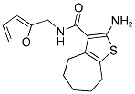 2-AMINO-N-(2-FURYLMETHYL)-5,6,7,8-TETRAHYDRO-4H-CYCLOHEPTA[B]THIOPHENE-3-CARBOXAMIDE CAS#: 588692-31-3