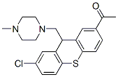 2-Acetyl-7-chloro-9-[(4-methylpiperazino)methyl]-9H-thioxanthene CAS#: 66949-61-9