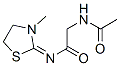 2-Acetylamino-N-(3-methylthiazolidin-2-ylidene)acetamide CAS#: 65400-81-9