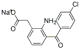 2-Amino-3-(4-chlorobenzoyl)benzeneacetic acid sodium salt CAS#: 61941-62-6