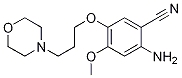 2-Amino-4-Methoxy-5-(3-Morpholinopropoxy)benzonitrile CAS#: 675126-27-9