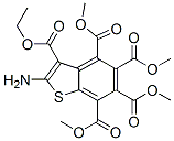 2-Aminobenzo[b]thiophene-3,4,5,6,7-pentacarboxylic acid 3-ethyl 4,5,6,7-tetramethyl ester CAS#: 66385-68-0