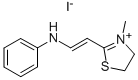 2-(BETA-ANILINO)VINYL-3-METHYL THIAZOLIUM IODIDE CAS#: 60878-87-7