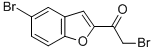 2-BROMO-1-(5-BROMO-1-BENZOFURAN-2-YL)-1-ETHANONE CAS#: 7039-76-1