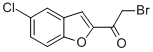 2-BROMO-1-(5-CHLORO-1-BENZOFURAN-2-YL)ETHANONE CAS#: 7039-74-9