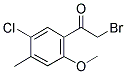 2-BROMO-1-(5-CHLORO-2-METHOXY-4-METHYLPHENYL)ETHANONE CAS#: 683274-74-0