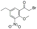 2-BROMO-1-(5-ETHYL-2-METHOXY-3-NITROPHENYL)ETHANONE CAS#: 683274-81-9