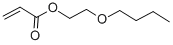 2-BUTOXYETHYL ACRYLATE CAS#: 7251-90-3