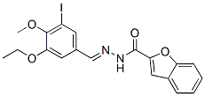 2-Benzofurancarboxylicacid,[(3-ethoxy-5-iodo-4-methoxyphenyl)methylene]hydrazide(9CI) CAS#: 590397-10-7