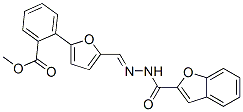 2-Benzofurancarboxylicacid,[[5-[2-(methoxycarbonyl)phenyl]-2-furanyl]methylene]hydrazide(9CI) CAS#: 573975-63-0