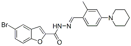 2-Benzofurancarboxylicacid,5-bromo-,[[2-methyl-4-(1-piperidinyl)phenyl]methylene]hydrazide(9CI) CAS#: 590397-13-0