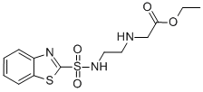[2-(Benzothiazole-2-sulfonylamino)-ethylamino]-acetic acid ethyl ester CAS#: 620628-51-5