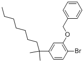 2-Benzyloxy-1-bromo-4-(1,1-dimethyloctyl)benzene CAS#: 70120-17-1