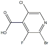 2-BroMo-5-chloro-3-fluoroisonicotinic acid CAS#: 514798-01-7