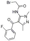 2-BroMo-N-[4-(2-fluorobenzoyl)-1,3-diMethyl-1H-pyrazol-5-yl]-acetaMide CAS#: 63960-69-0