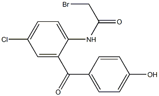 2-BroMo-N-[4-chloro-2-(4-hydroxybenzoyl)phenyl]acetaMide CAS#: 67445-86-7