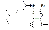 2-Bromo-4,5-dimethoxy-N-[1-methyl-4-diethylaminobutyl]aniline CAS#: 66910-68-7