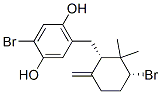 2-Bromo-5-[[(1S,3R)-3-bromo-2,2-dimethyl-6-methylenecyclohexyl]methyl]-1,4-benzenediol CAS#: 62008-15-5