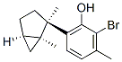 2-Bromo-6-[(1S,2R,5R)-1,2-dimethylbicyclo[3.1.0]hexan-2-yl]-3-methylphenol CAS#: 68773-09-1