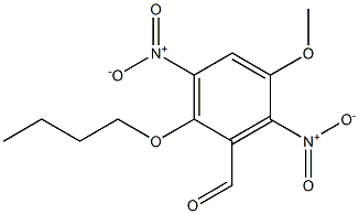 2-Butoxy-5-Methoxy-3,6-dinitrobenzaldehyde CAS#: 619314-92-0