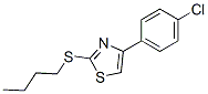 2-(Butylthio)-4-(4-chlorophenyl)thiazole CAS#: 69390-12-1