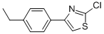 2-CHLORO-4-(4-ETHYLPHENYL)THIAZOLE CAS#: 61323-78-2