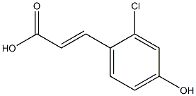 2-CHLORO-4-HYDROXYCINNAMIC ACID CAS#: 682804-97-3