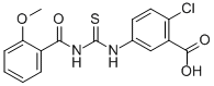 2-CHLORO-5-[[[(2-METHOXYBENZOYL)AMINO]THIOXOMETHYL]AMINO]-BENZOIC ACID CAS#: 531541-88-5