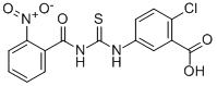 2-CHLORO-5-[[[(2-NITROBENZOYL)AMINO]THIOXOMETHYL]AMINO]-BENZOIC ACID CAS#: 530146-21-5