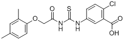 2-CHLORO-5-[[[[(2,4-DIMETHYLPHENOXY)ACETYL]AMINO]THIOXOMETHYL]AMINO]-BENZOIC ACID CAS#: 530130-39-3