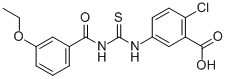 2-CHLORO-5-[[[(3-ETHOXYBENZOYL)AMINO]THIOXOMETHYL]AMINO]-BENZOIC ACID CAS#: 531532-36-2