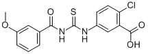 2-CHLORO-5-[[[(3-METHOXYBENZOYL)AMINO]THIOXOMETHYL]AMINO]-BENZOIC ACID CAS#: 531535-68-9