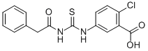 2-CHLORO-5-[[[(PHENYLACETYL)AMINO]THIOXOMETHYL]AMINO]-BENZOIC ACID CAS#: 531516-01-5