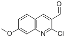 2-CHLORO-7-METHOXY-QUINOLINE-3-CARBALDEHYDE CAS#: 68236-20-4