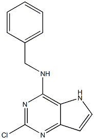 2-CHLORO-N-(PHENYLMETHYL)-5H-PYRROLO[3,2-D]PYRIMIDIN-4-AMINE CAS#: 63200-55-5