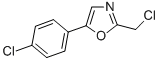 2-(CHLOROMETHYL)-5-(4-CHLOROPHENYL)1,3-OXAZOLE, 97+% CAS#: 64640-12-6