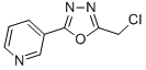 2-(CHLOROMETHYL)-5-(PYRIDIN-3-YL)-1,3,4-OXADIAZOLE CAS#: 677347-79-4