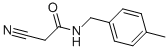 2-CYANO-N-(4-METHYLBENZYL)ACETAMIDE CAS#: 64488-12-6