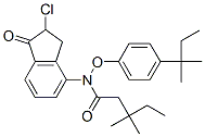 2-Chloro-4-[2,4-di(tert-pentyl)phenoxyacetylamino]-1-indanone CAS#: 61631-60-5